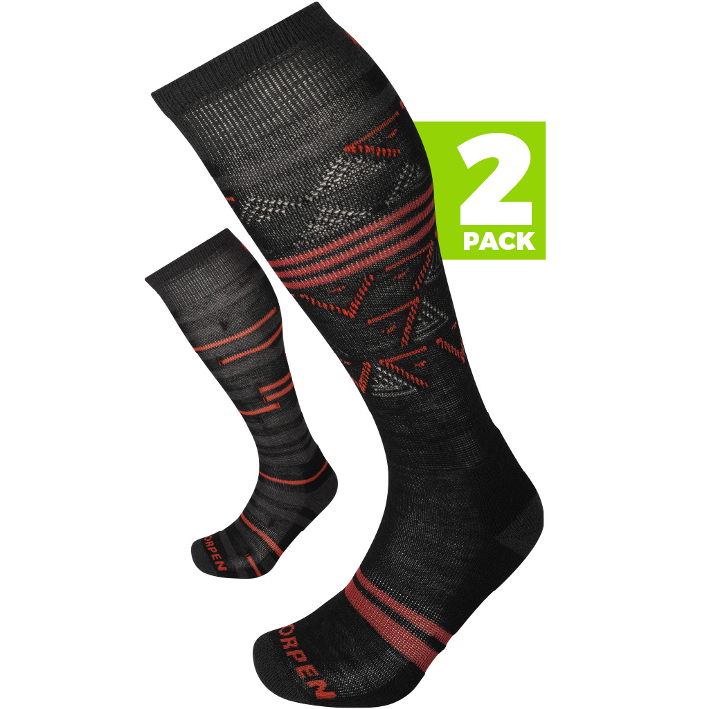 T1 2 PACK SKI MID ECO MAN SOCKS | Lorpen International